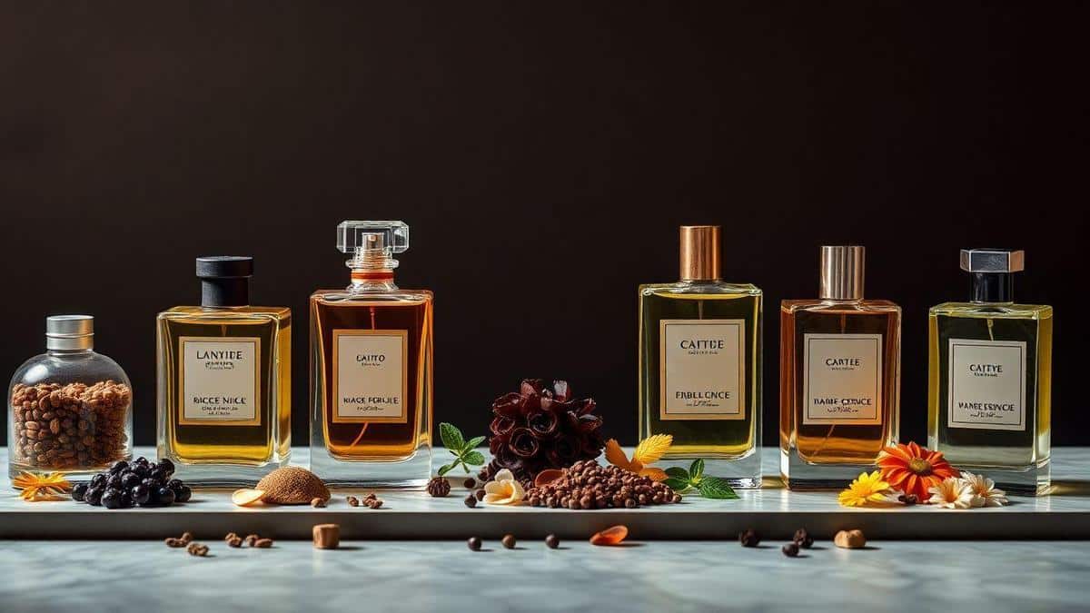 Comparação entre perfume de nicho e perfume convencional