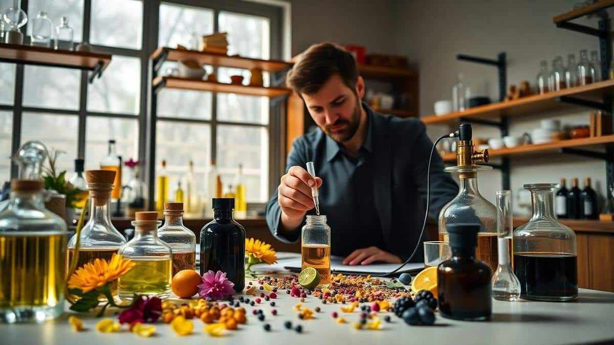 O Processo de Criação de Perfumes